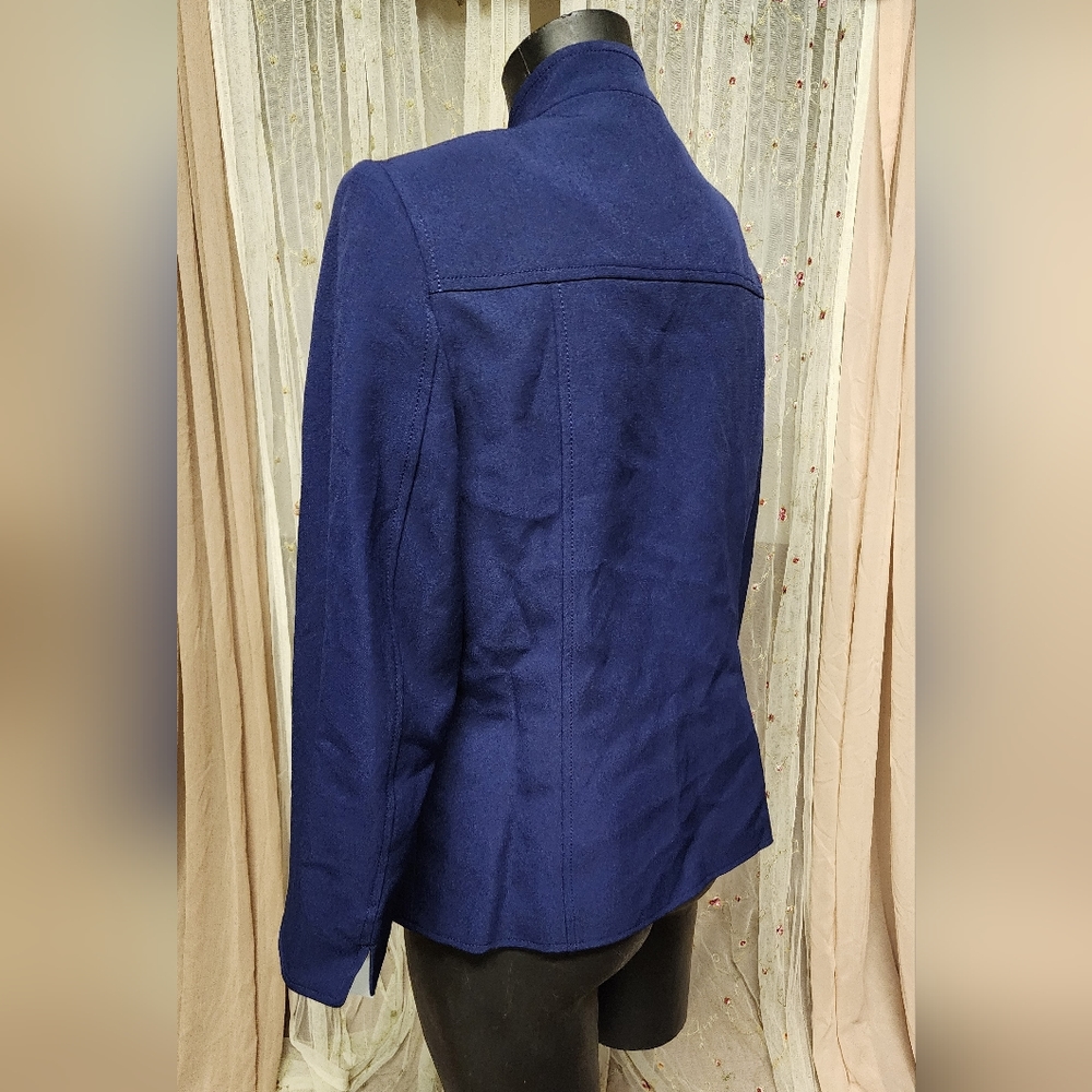 Anne Klein Stand Collar Jacket. Sz 12. New - Picture 6 of 9